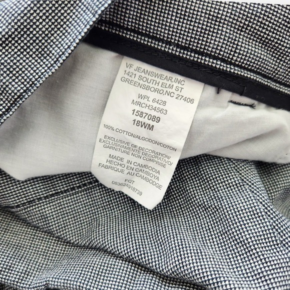 Vintage Lee Riders Casuals Micro Houndstooth High Waisted Taper Leg Pants 18 - Picture 5 of 7